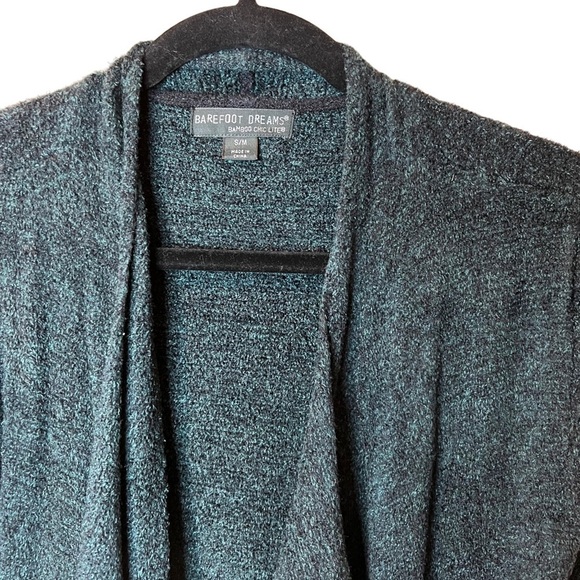 Barefoot Dreams Calypso Wrap Cozy Chic Light Bamboo Emerald Size S/M - Picture 5 of 6